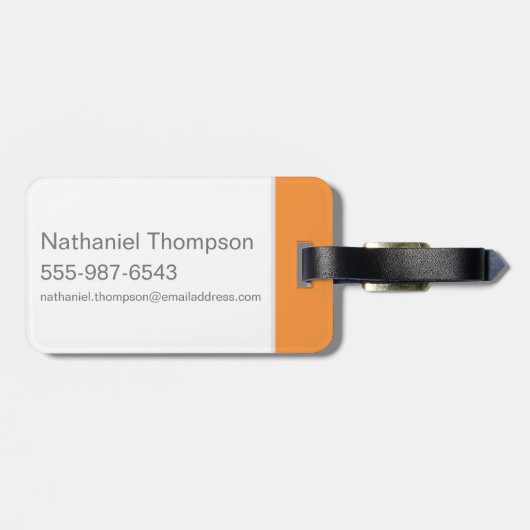 BUGS BUNNY™ Sideways Glance Gepäckanhänger (Rückseite horizontal)