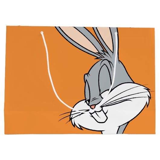 BUGS BUNNY™ Sideways Glance Große Geschenktüte (Rückseite)