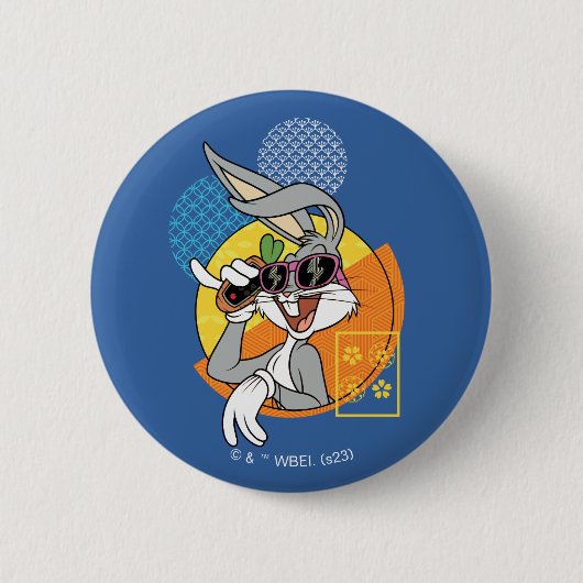 BUGS BUNNY™ Singaporean Vacation Graphic Button (Vorderseite)