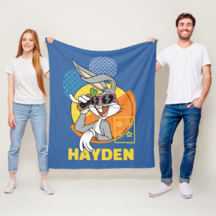 BUGS BUNNY™ Singaporean Vacation Graphic Fleecedecke