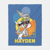 BUGS BUNNY™ Singaporean Vacation Graphic Fleecedecke (Vorderseite)