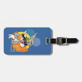 BUGS BUNNY™ Singaporean Vacation Graphic Gepäckanhänger (Vorderseite horizontal)