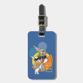 BUGS BUNNY™ Singaporean Vacation Graphic Gepäckanhänger (Vorderseite vertikal)