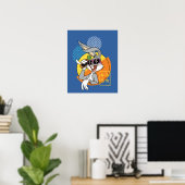 BUGS BUNNY™ Singaporean Vacation Graphic Poster (Heimbüro)