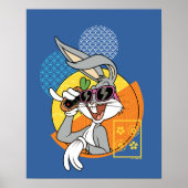 BUGS BUNNY™ Singaporean Vacation Graphic Poster (Vorne)