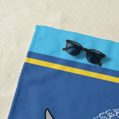 BUGS BUNNY™ Singaporean Vacation Graphic Strandtuch (Beispiel)