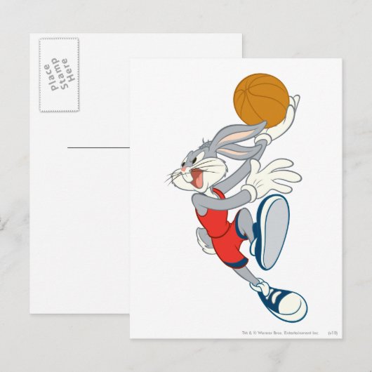 BUGS BUNNY™ Slam Postkarte (Vorne/Hinten)