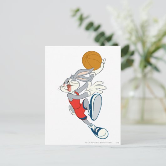 BUGS BUNNY™ Slam Postkarte (Stehend Vorderseite)