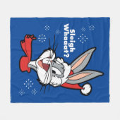 BUGS BUNNY™ "Sleigh Whaaat?" Fleecedecke (Vorderseite (Horizontal))