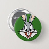 BUGS BUNNY™ Smiling Face Button (Vorne & Hinten)