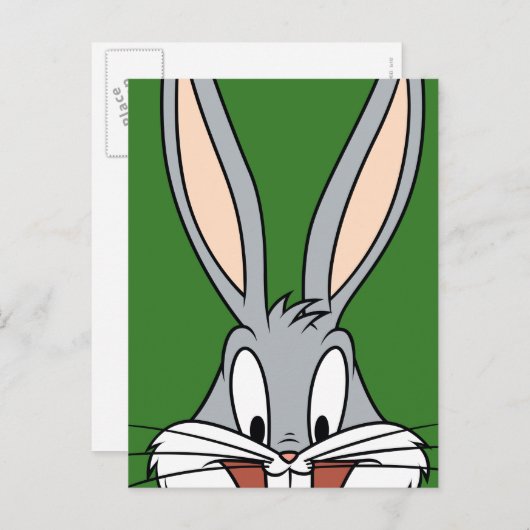BUGS BUNNY™ Smiling Face Postkarte (Vorne/Hinten)