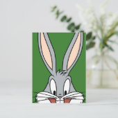 BUGS BUNNY™ Smiling Face Postkarte (Stehend Vorderseite)