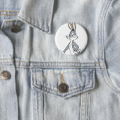 BUGS BUNNY™ Stehend 3 Button (Beispiel)