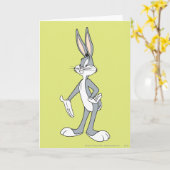 BUGS BUNNY™ Stehend 3 Karte (Gelbe Blume)