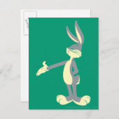 BUGS BUNNY™ Stehend Illustration Postkarte (Vorne/Hinten)