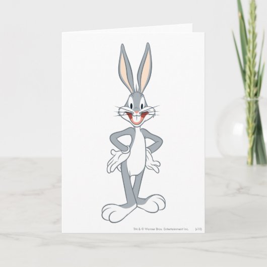 BUGS BUNNY™ Stehend Karte (Vorderseite)