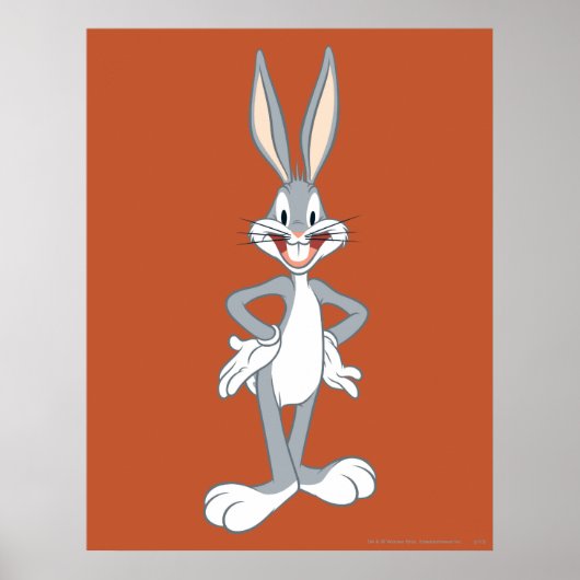 BUGS BUNNY™ Stehend Poster (Vorne)