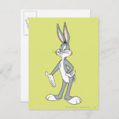 BUGS BUNNY™ Stehend Postkarte (Vorne/Hinten)