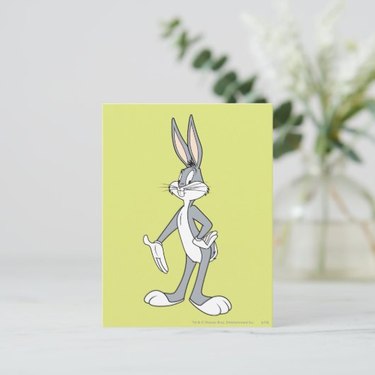 BUGS BUNNY™ Stehend Postkarte (Stehend Vorderseite)