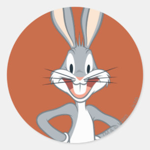 BUGS BUNNY™ Stehend Runder Aufkleber