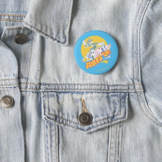 BUGS BUNNY™ - Surfs Up! Button (Beispiel)