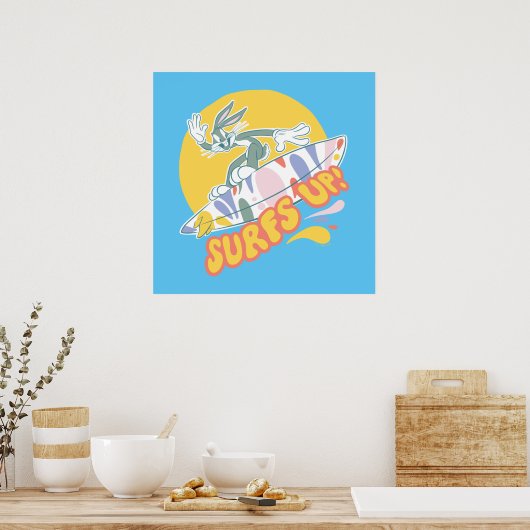 BUGS BUNNY™ - Surfs Up! Poster (Küche)