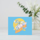 BUGS BUNNY™ - Surfs Up! Postkarte (Stehend Vorderseite)