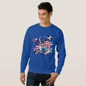 BUGS BUNNY™ Team USA Fußball Grafik Sweatshirt (Vorne ganz)