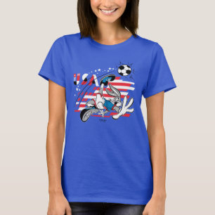 BUGS BUNNY™ Team USA Fußball Grafik T-Shirt