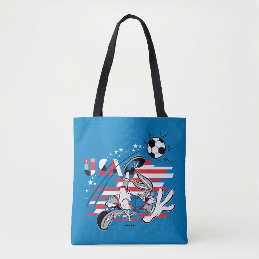 BUGS BUNNY™ Team USA Fußball Grafik Tasche (Vorderseite)