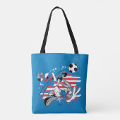 BUGS BUNNY™ Team USA Fußball Grafik Tasche (Rückseite)