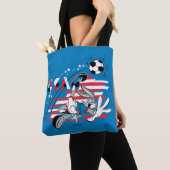 BUGS BUNNY™ Team USA Fußball Grafik Tasche (Von Nahem)