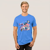 BUGS BUNNY™ Team USA Fußball-Grafik Tri-Blend Shirt (Vorderseite voll)