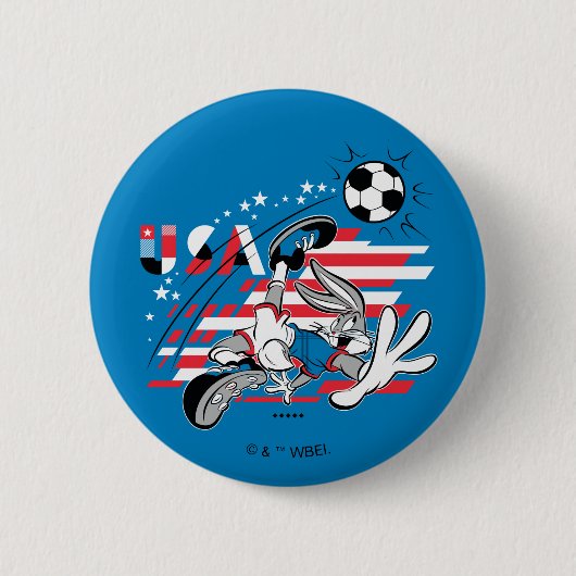 BUGS BUNNY™ Team USA Soccer Graphic Button (Vorderseite)