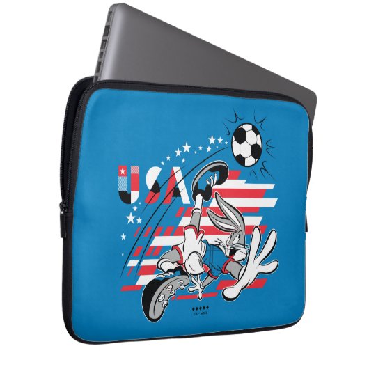 BUGS BUNNY™ Team USA Soccer Graphic Laptopschutzhülle (Vorne Rechts)