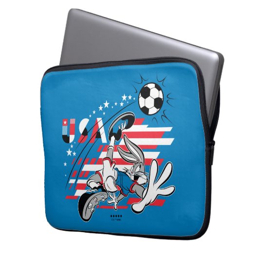 BUGS BUNNY™ Team USA Soccer Graphic Laptopschutzhülle (Vorderseite Links)