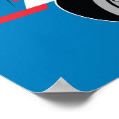 BUGS BUNNY™ Team USA Soccer Graphic Poster (Ecke)