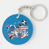 BUGS BUNNY™ Team USA Soccer Graphic Schlüsselanhänger (Rückseite)