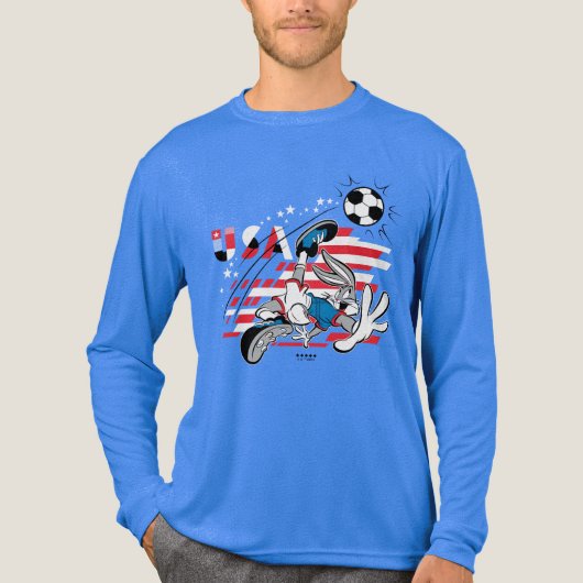 BUGS BUNNY™ Team USA Soccer Graphic Tri-Blend Shirt (Vorderseite)