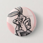 BUGS BUNNY™ Thinker Light Pink Button (Vorderseite)