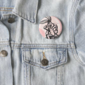 BUGS BUNNY™ Thinker Light Pink Button (Beispiel)