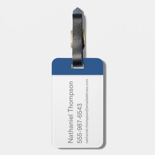 BUGS BUNNY™ Through LOONEY TUNES™ Rings Gepäckanhänger (Rückseite vertikal)