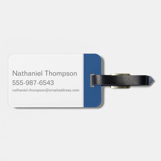 BUGS BUNNY™ Through LOONEY TUNES™ Rings Gepäckanhänger (Rückseite horizontal)