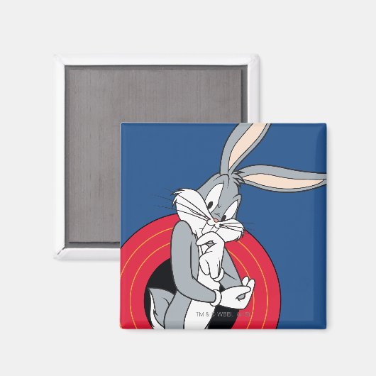 BUGS BUNNY™ Through LOONEY TUNES™ Rings Magnet (Vorderseite/Rückseite)