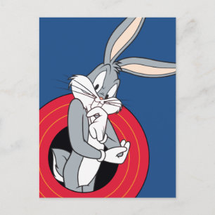 BUGS BUNNY™ Through LOONEY TUNES™ Rings Postkarte