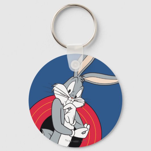 BUGS BUNNY™ Through LOONEY TUNES™ Rings Schlüsselanhänger (Vorderseite)