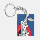 BUGS BUNNY™ Through LOONEY TUNES™ Rings Schlüsselanhänger (Vorderseite links)