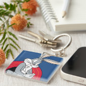BUGS BUNNY™ Through LOONEY TUNES™ Rings Schlüsselanhänger (Vorderseite rechts)