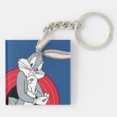 BUGS BUNNY™ Through LOONEY TUNES™ Rings Schlüsselanhänger (Rückseite)