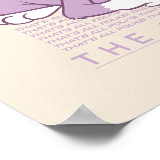 BUGS BUNNY™, TWEETY™, SYLVESTER™ Squad Goals Poster (Ecke)